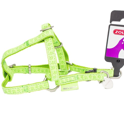MAC LEATHER ADJUSTABLE HARNESS GREEN - 15MM